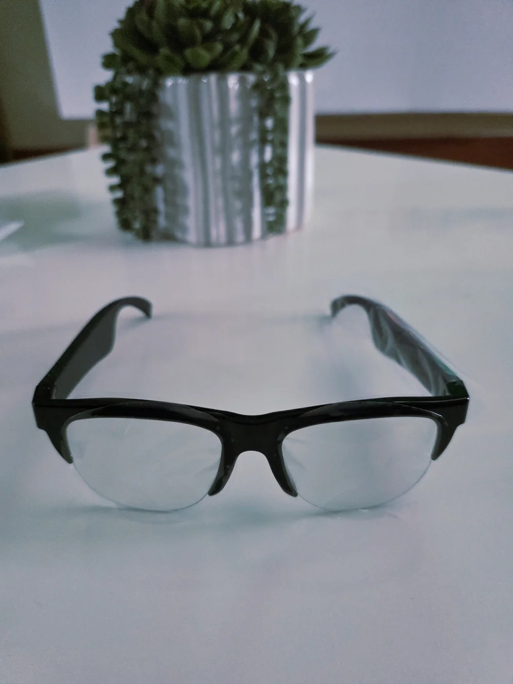 NIB AI Glasses - Black Smart Glasses with Transition Lenses